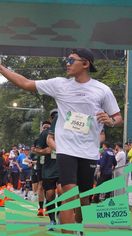 Race photo from Mangkunegaran Run 2025