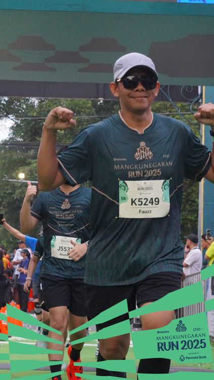 Race photo from Mangkunegaran Run 2025