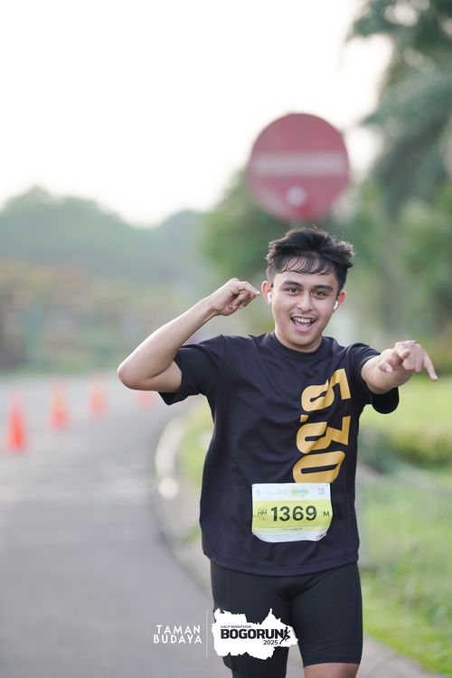 Race photo from Taman Budaya x BOGORUN 2025