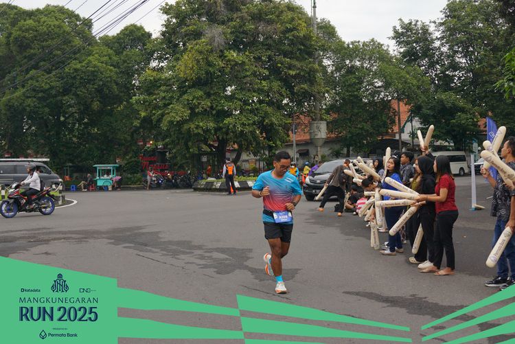 Race photo from Mangkunegaran Run 2025