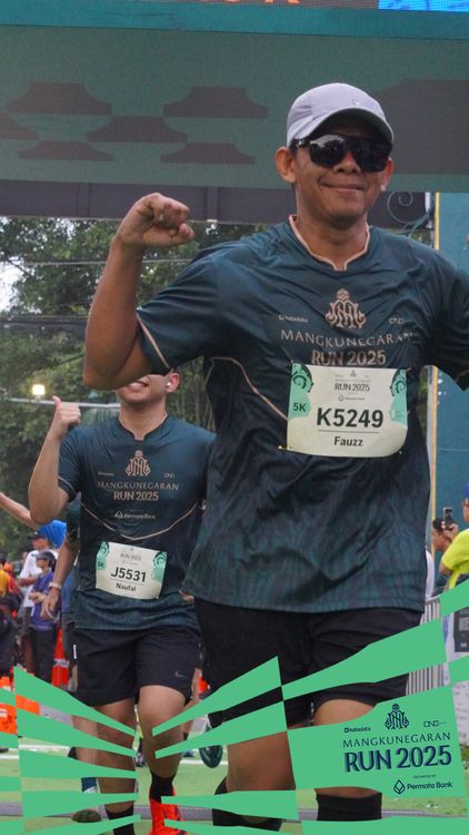 Race photo from Mangkunegaran Run 2025