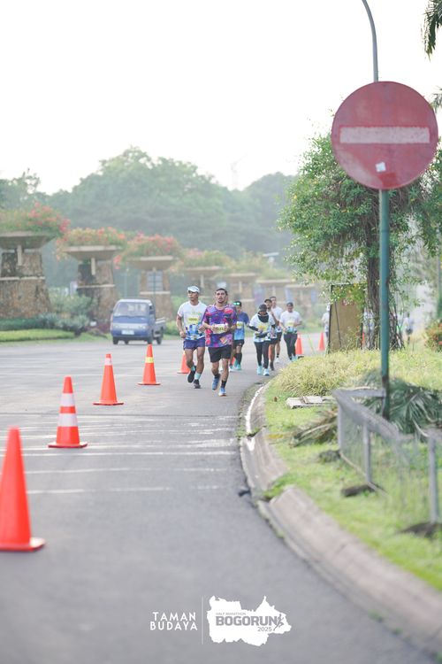 Race photo from Taman Budaya x BOGORUN 2025