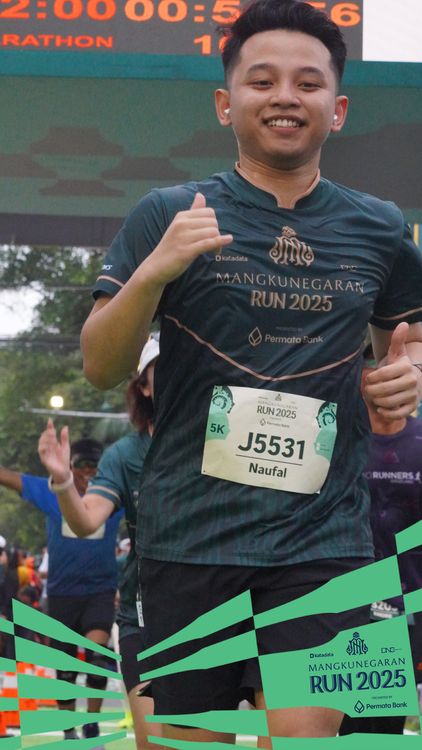 Race photo from Mangkunegaran Run 2025