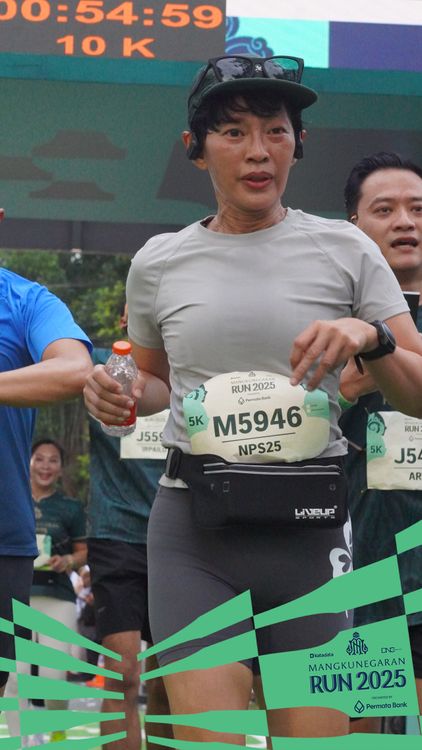 Race photo from Mangkunegaran Run 2025