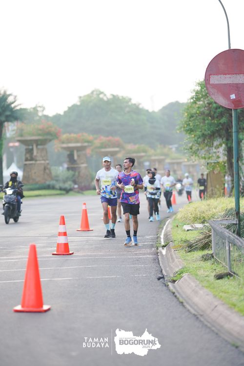 Race photo from Taman Budaya x BOGORUN 2025