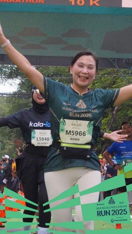Race photo from Mangkunegaran Run 2025