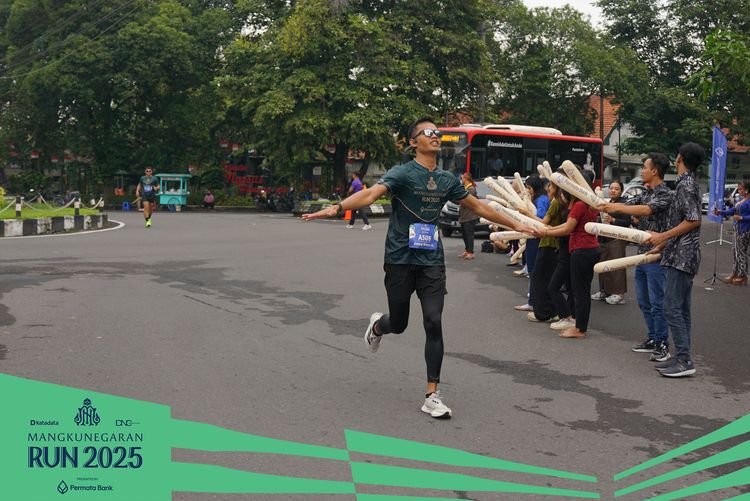 Race photo from Mangkunegaran Run 2025