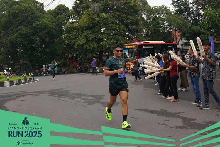 Race photo from Mangkunegaran Run 2025