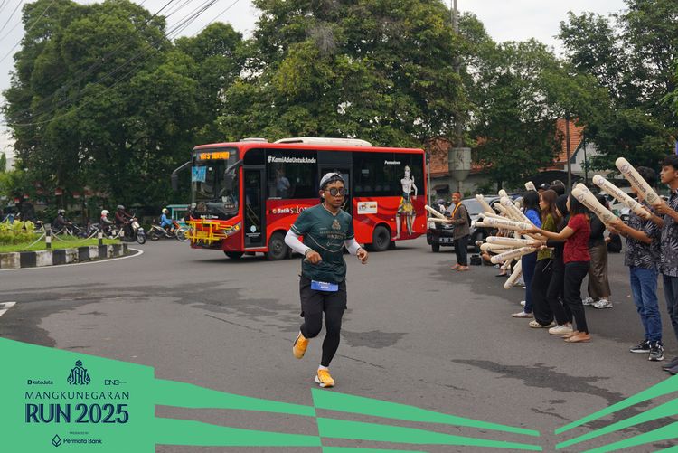 Race photo from Mangkunegaran Run 2025
