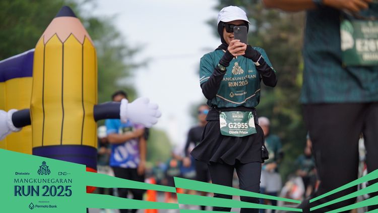 Race photo from Mangkunegaran Run 2025
