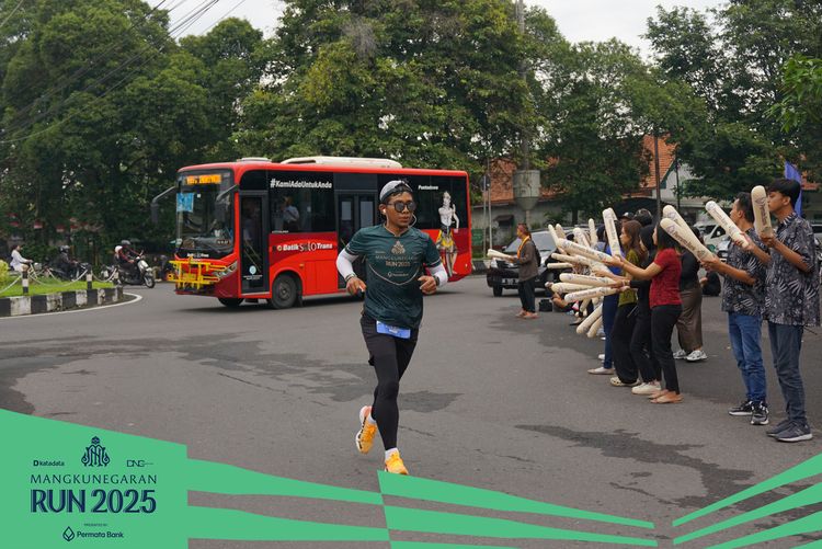 Race photo from Mangkunegaran Run 2025