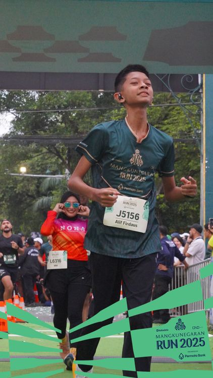 Race photo from Mangkunegaran Run 2025