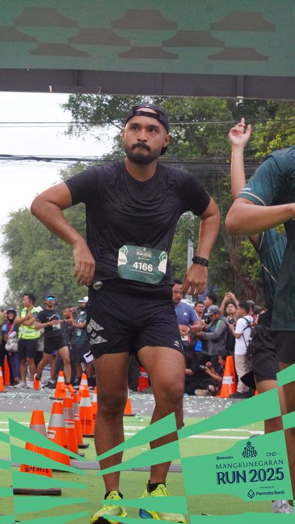 Race photo from Mangkunegaran Run 2025