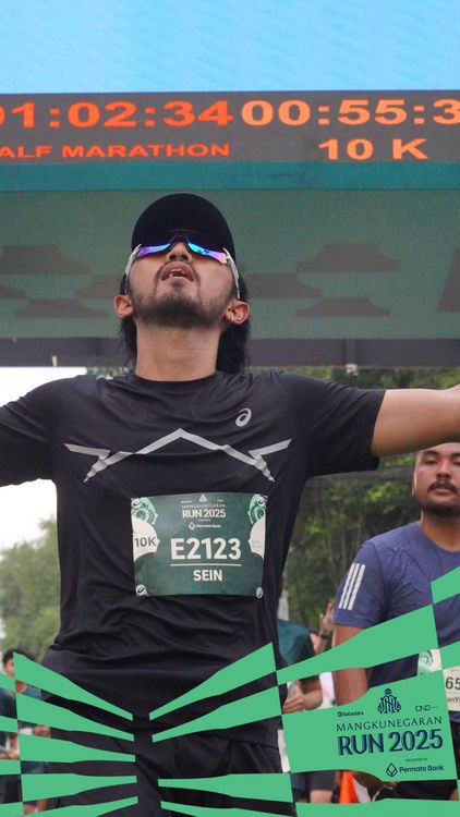 Race photo from Mangkunegaran Run 2025