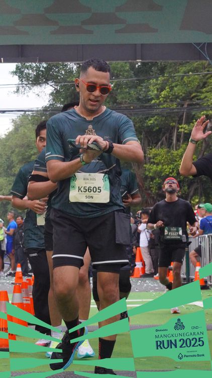Race photo from Mangkunegaran Run 2025