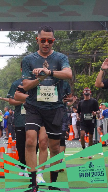 Race photo from Mangkunegaran Run 2025