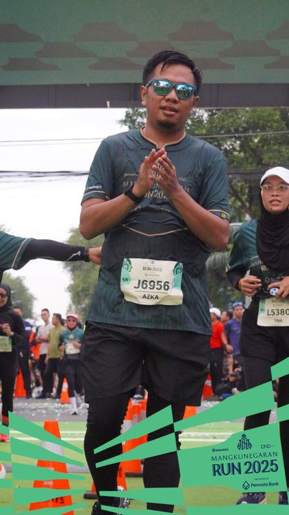 Race photo from Mangkunegaran Run 2025