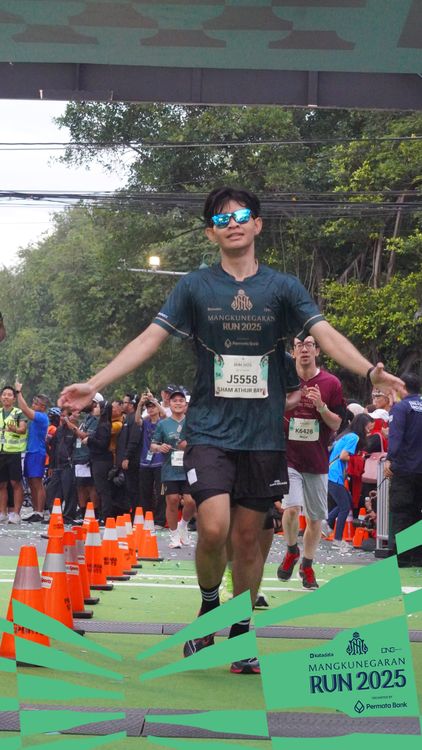 Race photo from Mangkunegaran Run 2025