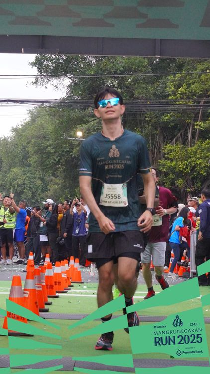 Race photo from Mangkunegaran Run 2025