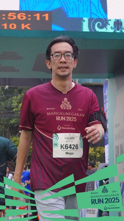 Race photo from Mangkunegaran Run 2025