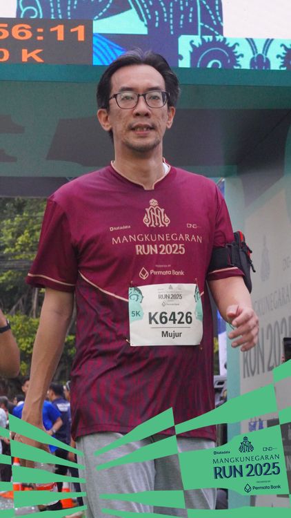 Race photo from Mangkunegaran Run 2025