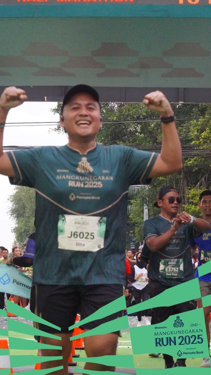 Race photo from Mangkunegaran Run 2025