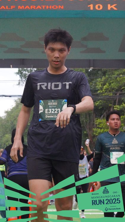 Race photo from Mangkunegaran Run 2025