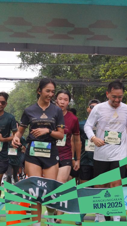Race photo from Mangkunegaran Run 2025