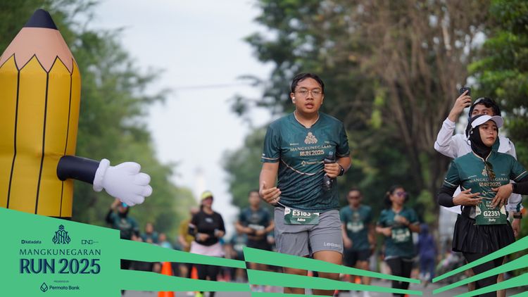 Race photo from Mangkunegaran Run 2025