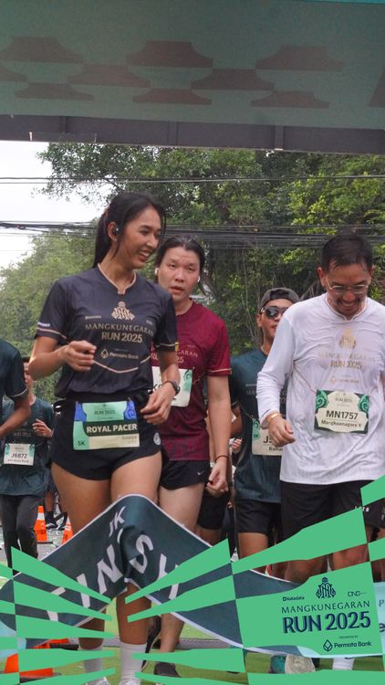 Race photo from Mangkunegaran Run 2025