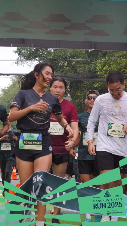 Race photo from Mangkunegaran Run 2025
