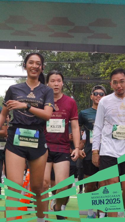 Race photo from Mangkunegaran Run 2025