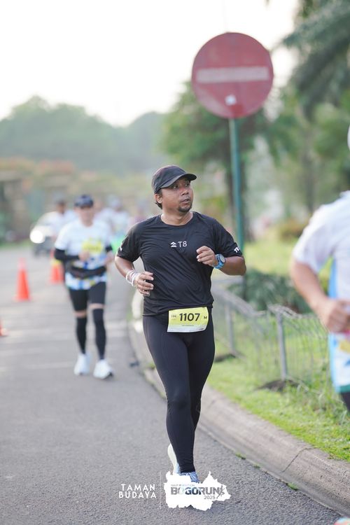 Race photo from Taman Budaya x BOGORUN 2025