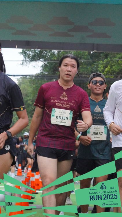 Race photo from Mangkunegaran Run 2025