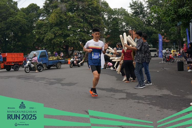 Race photo from Mangkunegaran Run 2025