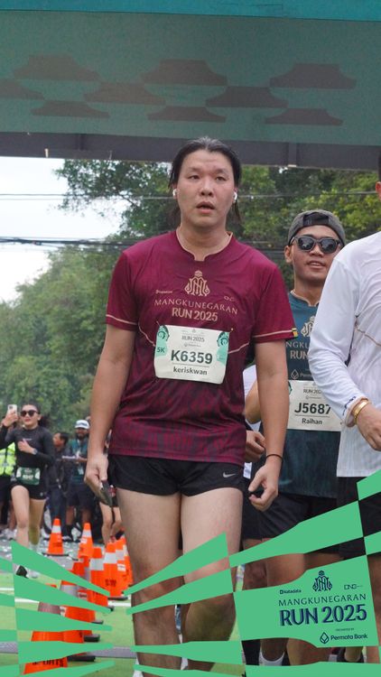 Race photo from Mangkunegaran Run 2025