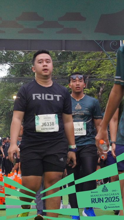 Race photo from Mangkunegaran Run 2025