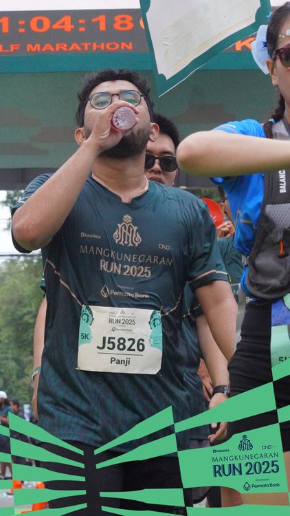 Race photo from Mangkunegaran Run 2025