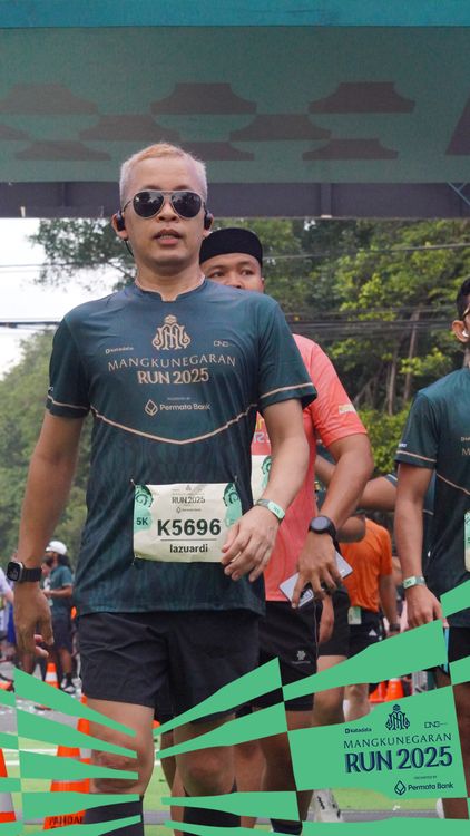 Race photo from Mangkunegaran Run 2025