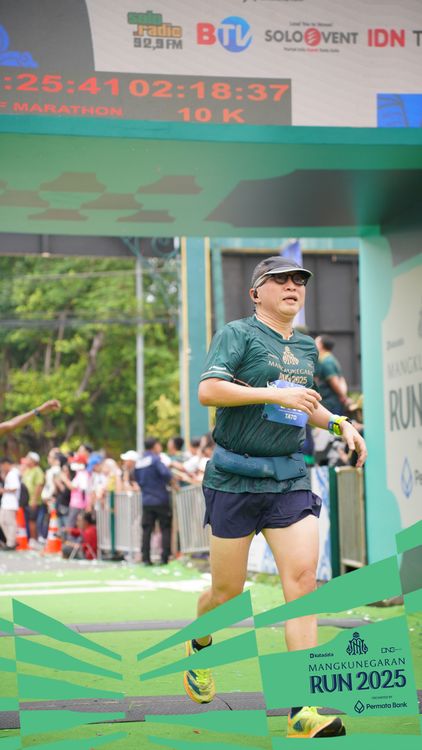 Race photo from Mangkunegaran Run 2025