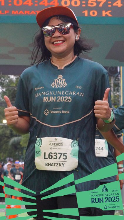 Race photo from Mangkunegaran Run 2025