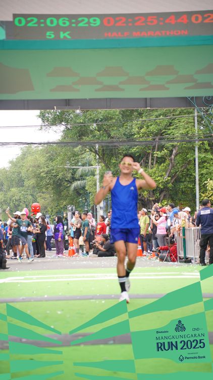 Race photo from Mangkunegaran Run 2025