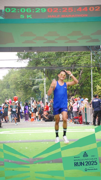 Race photo from Mangkunegaran Run 2025