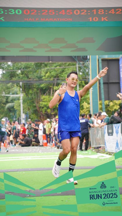Race photo from Mangkunegaran Run 2025