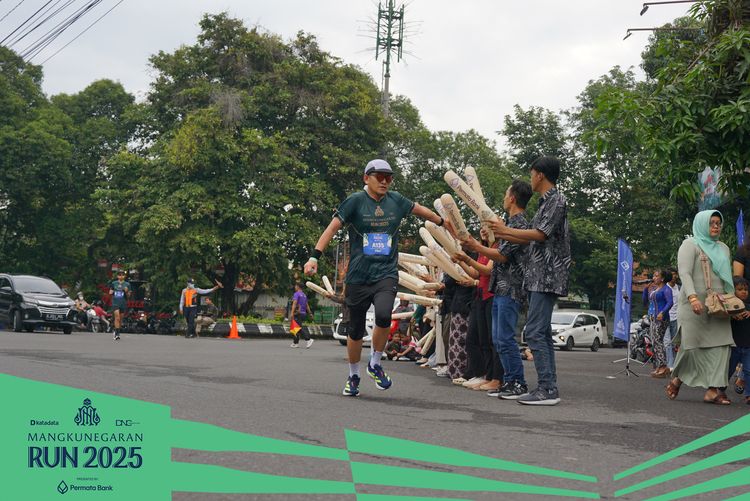 Race photo from Mangkunegaran Run 2025