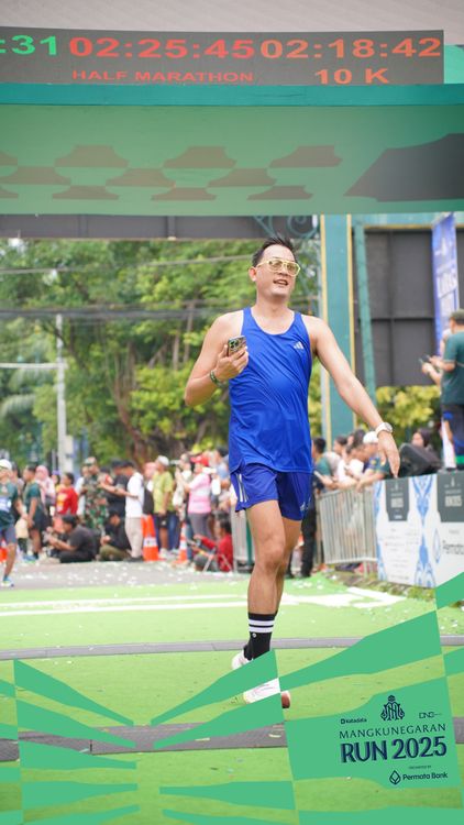 Race photo from Mangkunegaran Run 2025