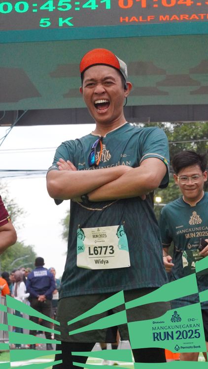 Race photo from Mangkunegaran Run 2025