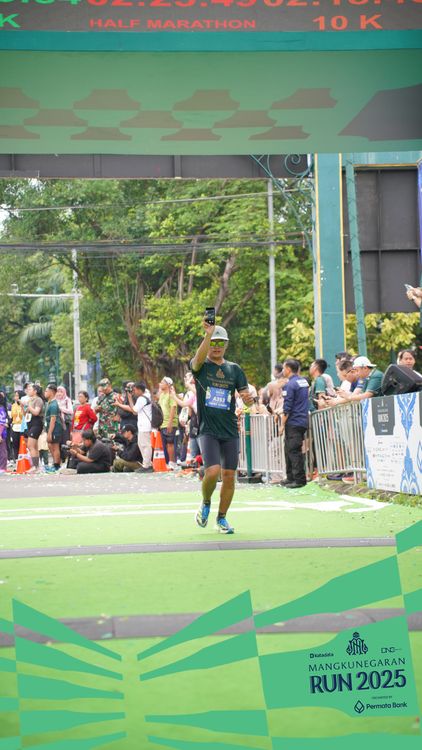 Race photo from Mangkunegaran Run 2025