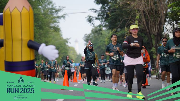 Race photo from Mangkunegaran Run 2025
