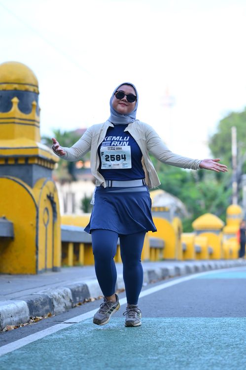 Race photo from KEMLU RUN 2025